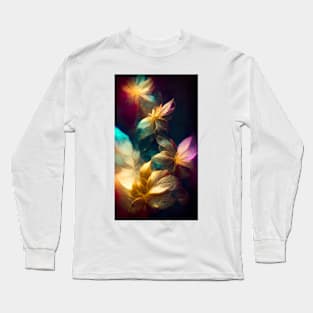 Space Flowers Long Sleeve T-Shirt